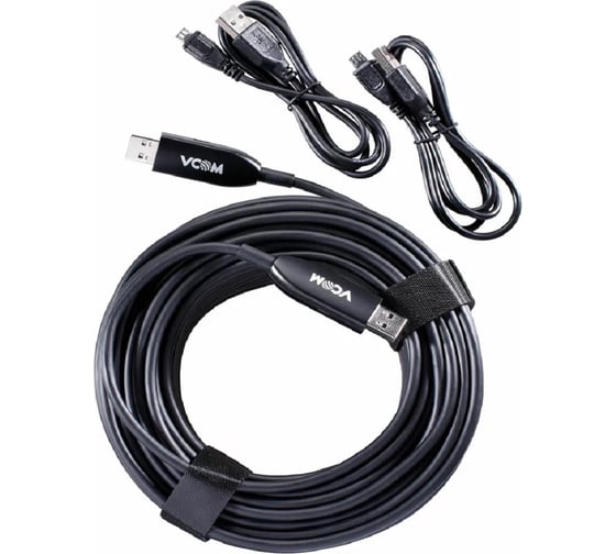 Изображение товара Кабель VCOM USB, оптический, активный, 30m D3762-30.0
