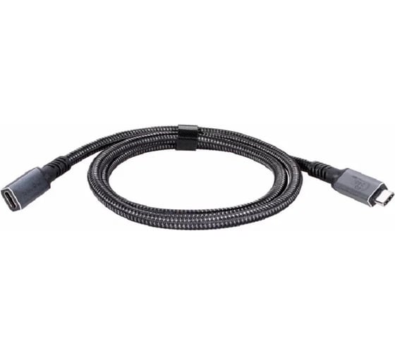 Изображение товара Удлинитель Telecom USB4 TYPE C 240W Power Delivery медь 8K 60Hz 40 GBps совместим с Thunderbolt3 корпус металл 0.8m TUS845-0.8M