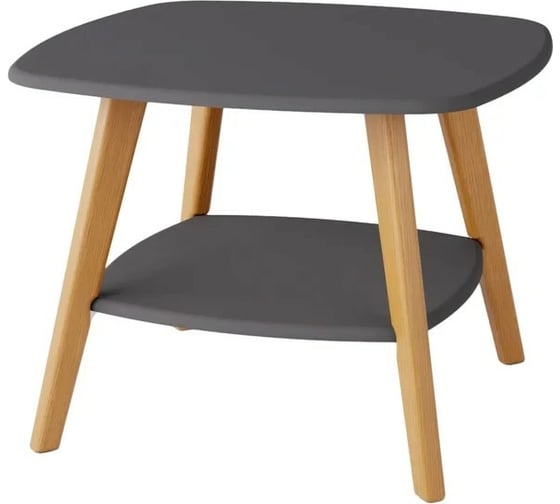 Изображение товара Журнальный стол Мебелик Хадсон графит/дуб светлый 6934