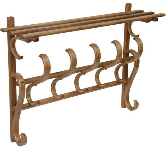 Изображение товара Настенная вешалка Мебелик В 7Н светло-коричневый 2220