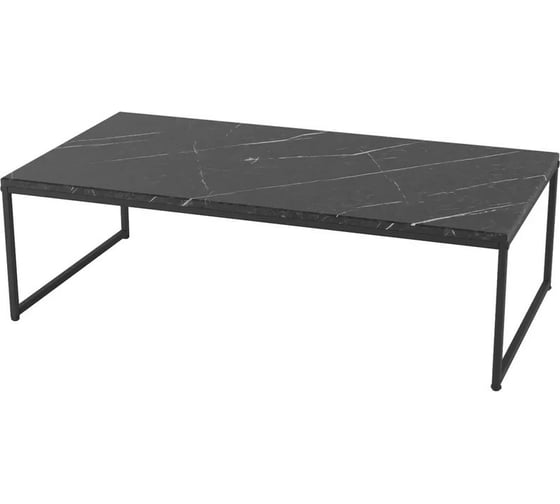 Изображение товара Журнальный стол Мебелик Инсайд черный мрамор/черный 6729