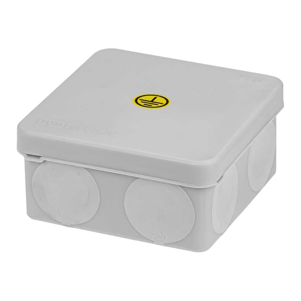 Изображение товара Коробка уравнивания потенциалов TDM ELECTRIC 80x80x40 мм IP66