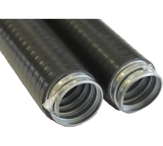 Изображение товара Металлорукав ГОФРОМАТИК МПГ нг HF толстостенный 50 (10 м/уп.) черный zeta42915