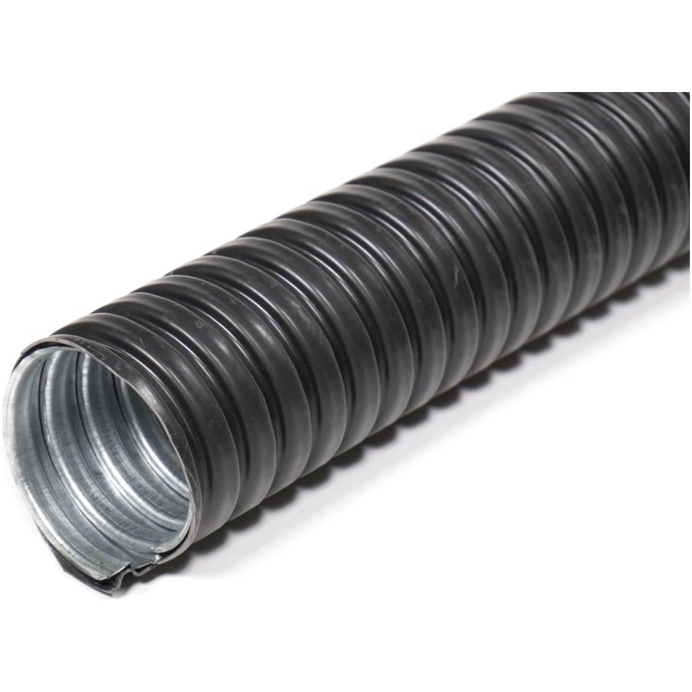 Изображение товара Металлорукав ГОФРОМАТИК в ПВХ-изоляции РЗ-Ц-П 50м