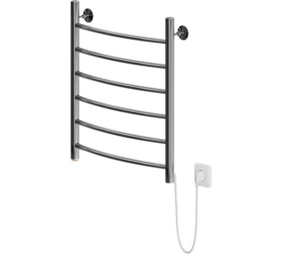 Изображение товара Полотенцесушитель MIXLINE CAPELLA 60x50 кнопочный выключатель, 255 Вт, 6 перекладин, правый электрический_ 556361