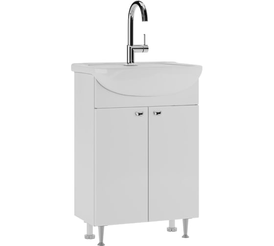 Изображение товара Тумба под умывальник Уют 55 Домино Лидер без ящика (разобранная) DLr0010T