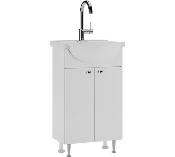 Изображение товара Тумба под умывальник Элегия 50 Домино Лидер без ящика (разобранная) DLr0011T