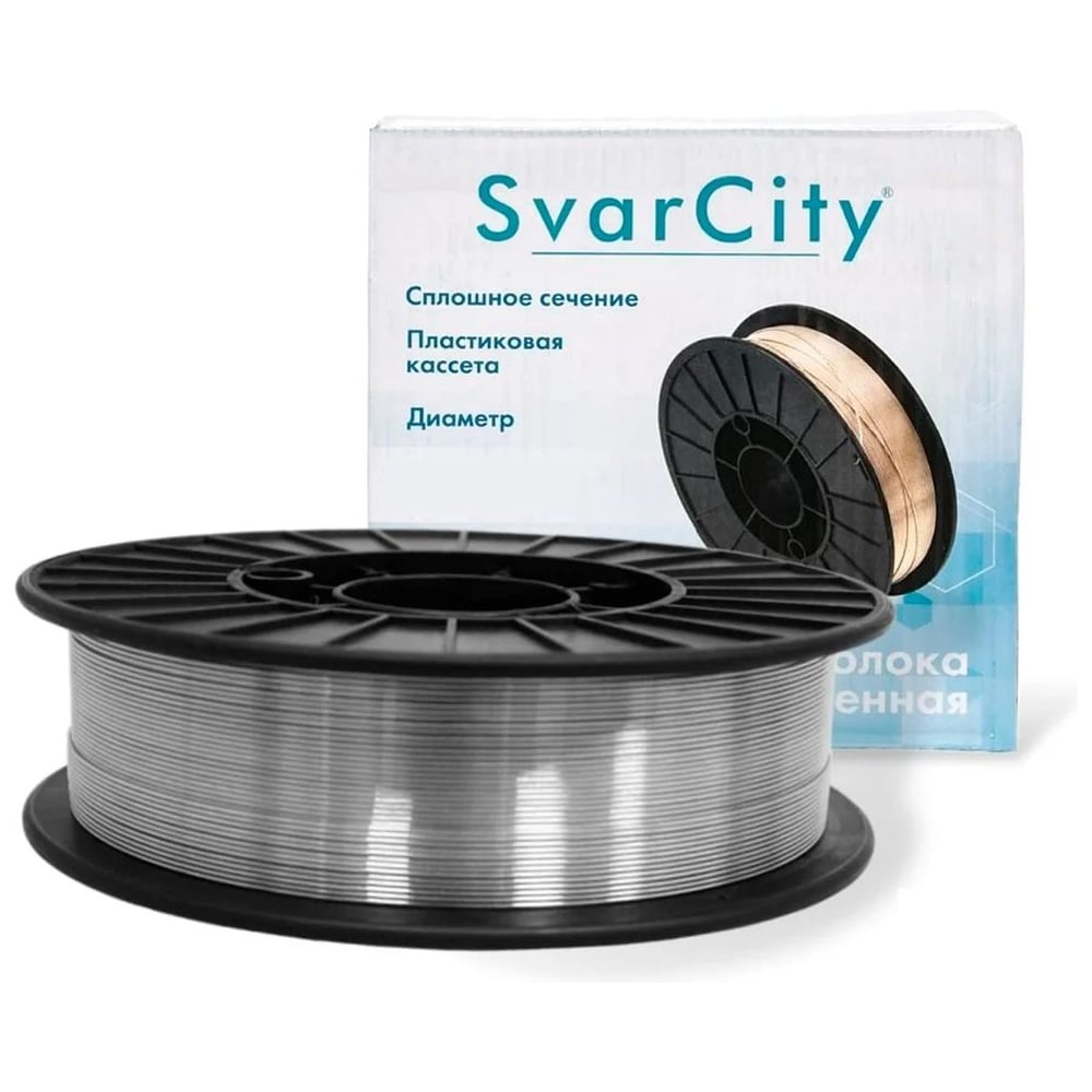 Изображение товара Сварочная проволока Svarcity нержавеющая ER 321 LSi (Св-06x19Н9Т) 1.2 мм 15кг ER321LSi/1,2/15кг