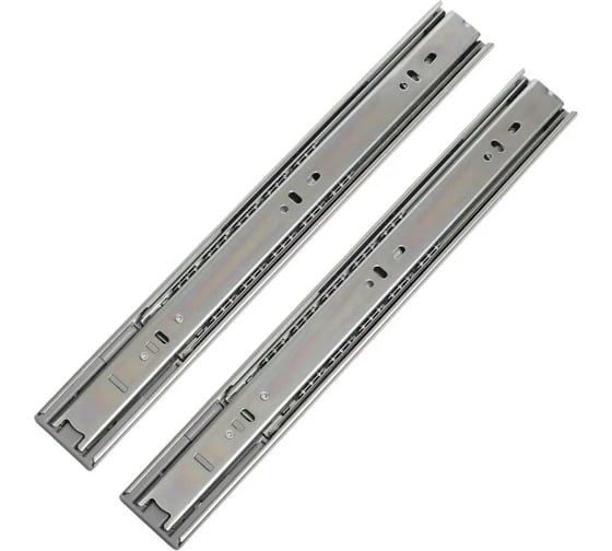 Изображение товара Комплект мебельных направляющих с доводчиком для 3 ящиков EMMET, длина 350мм, ширина 45мм 350/45-03