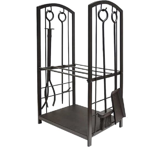 Изображение товара Дровница с каминным набором IMPLAST FWH-05