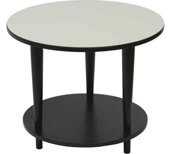 Изображение товара Журнальный стол Мебелик BeautyStyle 10 венге/стекло белое 2490