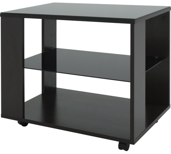 Изображение товара Журнальный стол Мебелик BeautyStyle 5 венге/стекло черное 2278