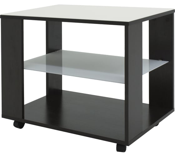 Изображение товара Журнальный стол Мебелик BeautyStyle 5 венге/стекло белое 2300