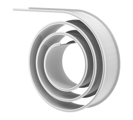 Изображение товара Рассеиватель VARTON гибкий, опаловый, из поликарбоната, 60x8 мм, длина рулона 30,2 м V2-XL-OP00-02.0.0777.00