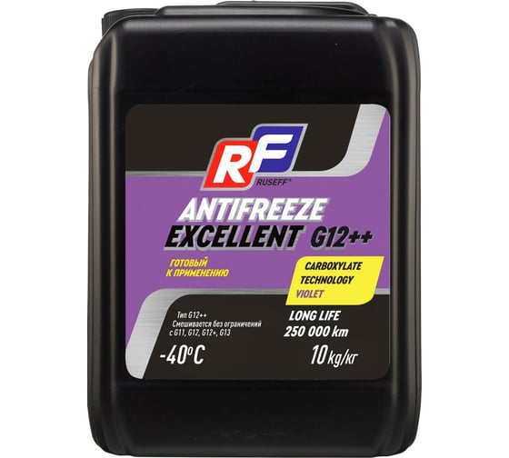 Изображение товара Антифриз RUSEFF ANTIFREEZE EXCELLENT G12++, 10кг 17365N