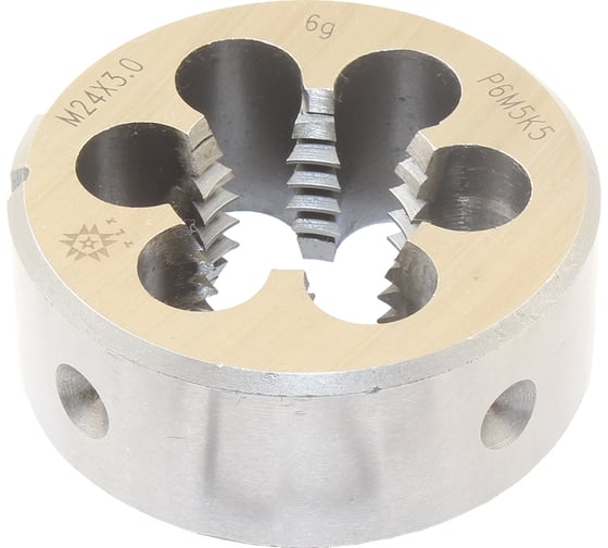 Изображение товара Плашка TLX М 24,0 3,0 dнар.55мм Р6М5К5 6g 75727