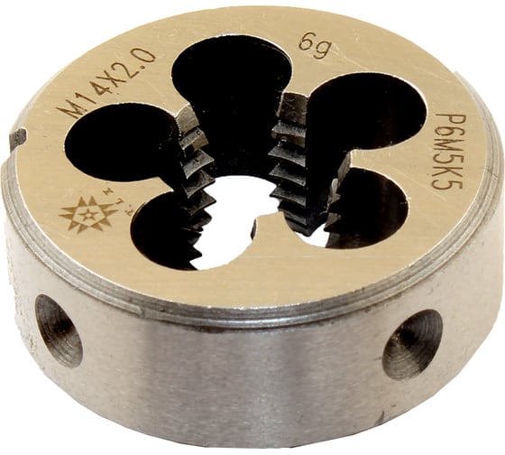 Изображение товара Плашка TLX М 14,0 2,0 dнар.38мм Р6М5К5 6g 75717