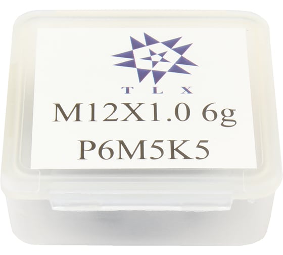 Изображение товара Плашка TLX М 12,0x1,0 dнар.38мм Р6М5К5 6g 75714