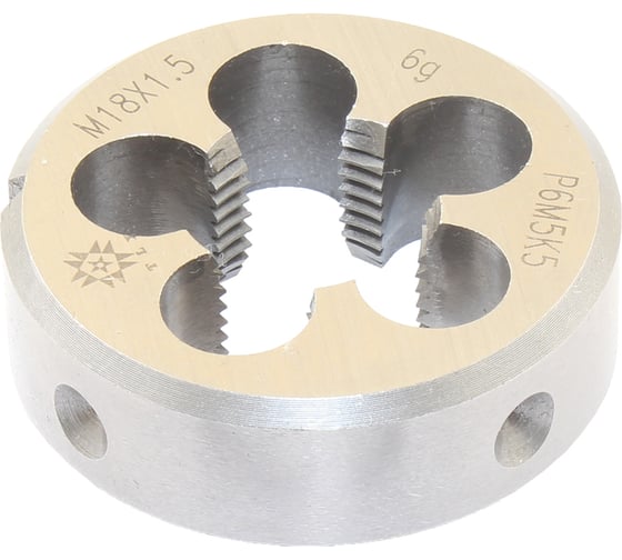 Изображение товара Плашка TLX М 18,0x1,5 dнар.45мм Р6М5К5 6g 75722