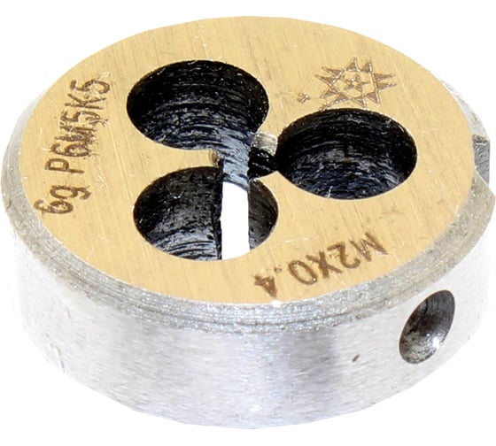 Изображение товара Плашка TLX М 2,0 0,4 dнар.16мм Р6М5К5 6g 75695