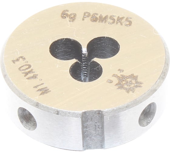 Изображение товара Плашка TLX М 1,4 0,3 dнар.16мм Р6М5К5 6g 75693