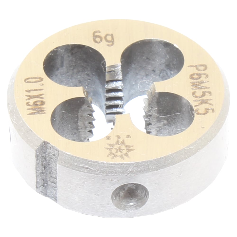 Изображение товара Плашка TLX М 6,0 1,0 dнар.20мм Р6М5К5 6g 75702