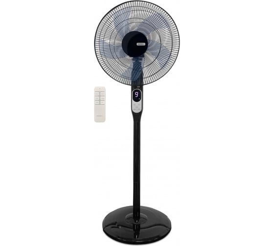 Изображение товара Вентилятор напольный Centek 55Вт, 43см, 135см, 3 скорости, автоповорот, 90, таймер 9ч, пульт ДУ CT-5036