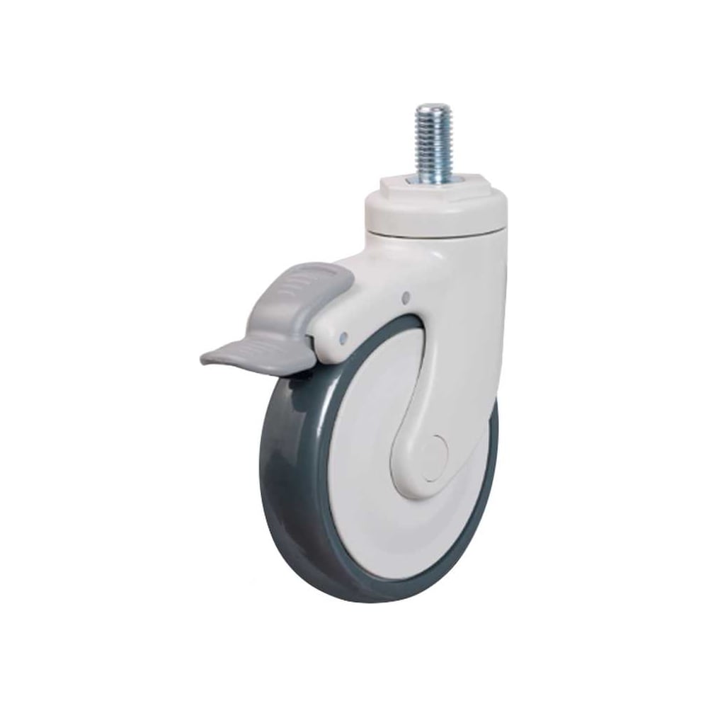 Изображение товара Колесо EMES EC05MBT125X32FM12.2 с кронштейном и тормозом