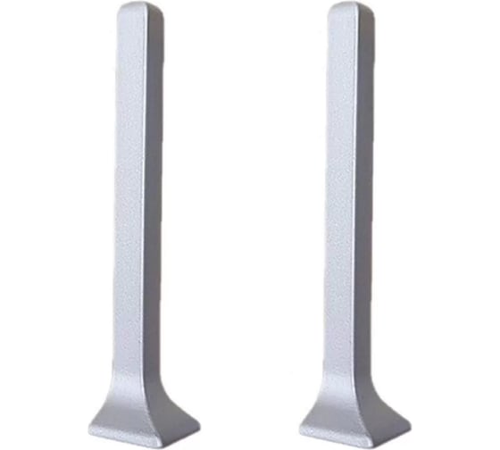 Изображение товара Наружный угол металлический ООО ЭлитПроф для L-образного плинтуса 100 мм, без покрытия (сырой) МПЛН 100 С_2