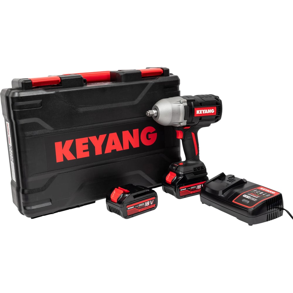 Изображение товара Аккумуляторный ударный гайковерт KEYANG IW20BLH-1000V профессиональный
