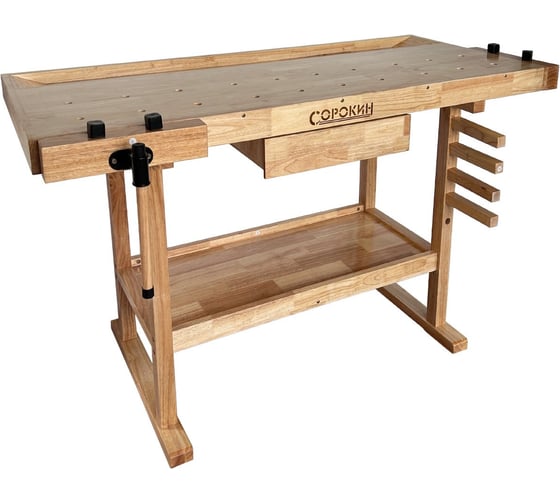 Изображение товара Верстак столярный Сорокин Great с 1 ящиком 35.331