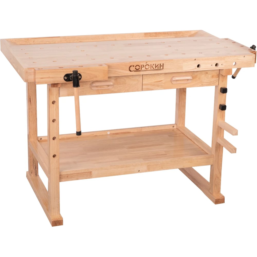 Изображение товара Верстак столярный Сорокин Standart с 2 ящиками 35.322