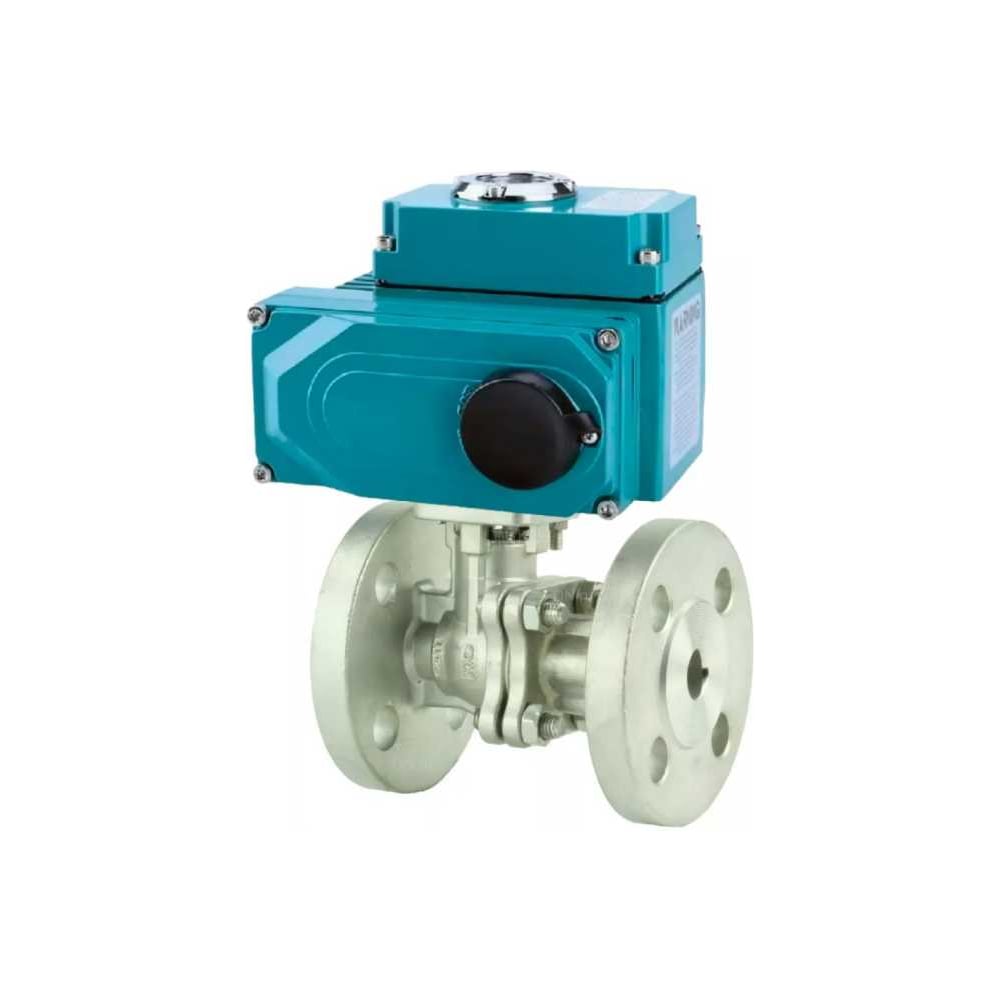 Изображение товара Кран шаровой DN.ru КШФП.316.200 Ду50 Ру40 фланцевый электропривод 24В