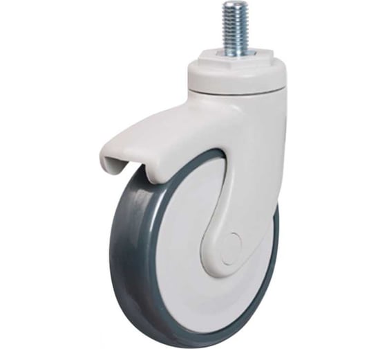 Изображение товара Колесо EMES с кронштейном и резьбовым стержнем (упаковка 2 штуки) EC05MBT100X32M12.2