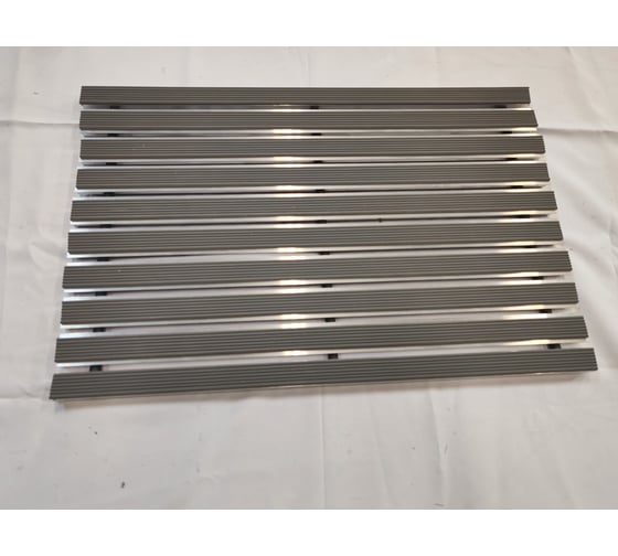 Изображение товара Грязезащитная придверная решетка ООО ПК ЦентрВход Эксперт резина (цвет серый), размером 1200x600мм. 731EX071