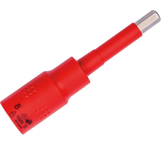 Изображение товара Головка диэлектрическая с удлиненной битой Ceta Form HEX8 мм, 1/2DR GC28S-H08L