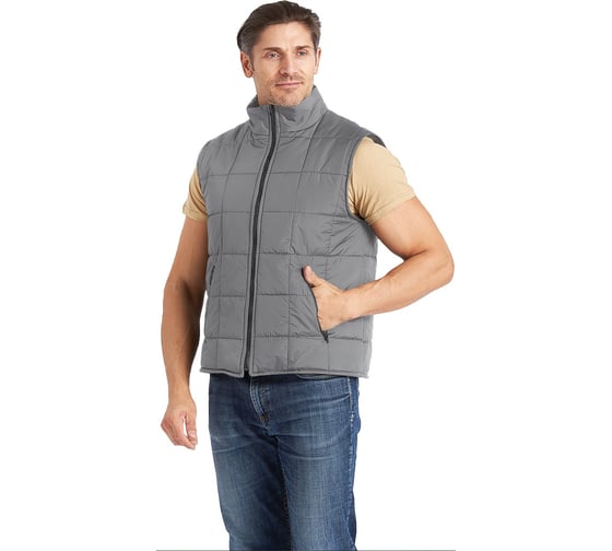 Изображение товара Жилет утепленный URSUS Комфорт, серый, тк.Дюспо ЖИЛ003; 40-42 ЖИЛ003/40-42