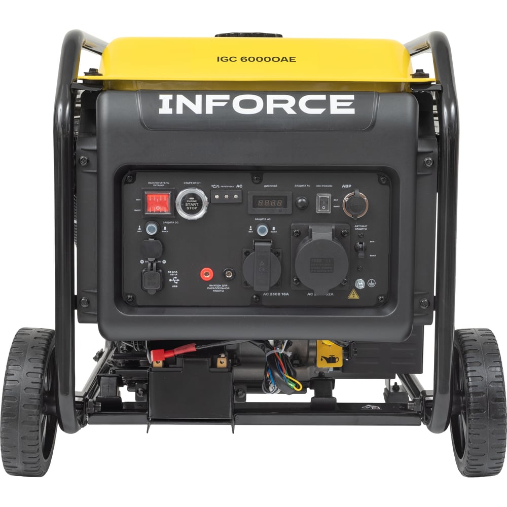 Изображение товара Инверторный генератор Inforce IGC 6000OAE с электростартером и аккумулятором
