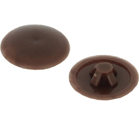 Изображение товара Заглушка для шлица PZ3 ЦКИ D12 мм, темно-коричневая, уп. 1000 шт. 64302