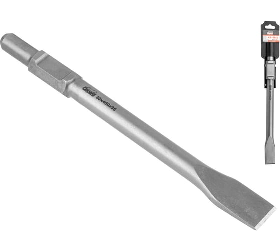 Изображение товара Плоское зубило GEPARD шестигр. 30мм 400x35мм GP0711-400