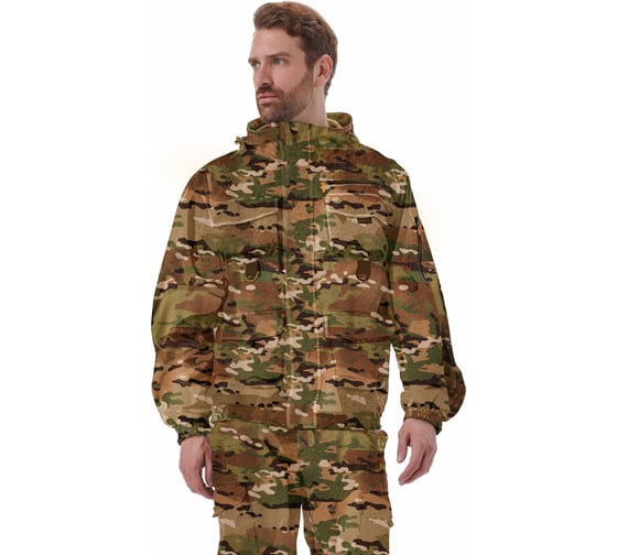 Изображение товара Костюм URSUS БАРС куртка/брюки, цвет: кмф Мультикам, ткань: Твил рип-стоп КОС789-МУЛЬТИКАМ; 60-62, 170-176 КОС789-МУЛЬТИКАМ/60-62, 170-176