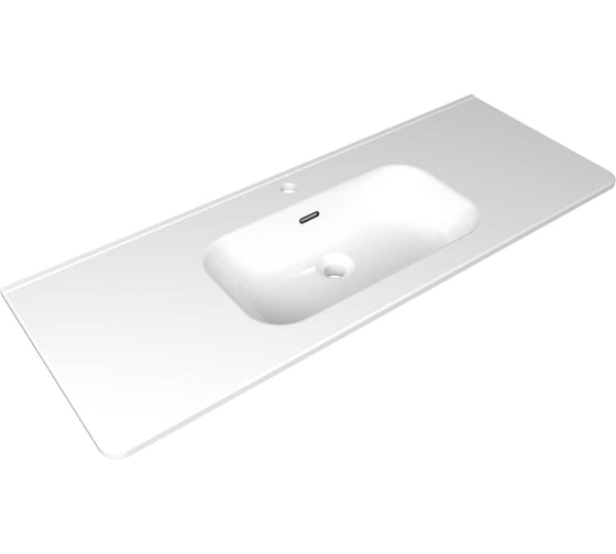 Изображение товара Раковина керамическая DOM Interio 120 см, для тумбы или столешницы TOR TOR1210460155.bl