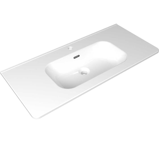 Изображение товара Раковина керамическая DOM Interio 100 см, для тумбы или столешницы TORY, TOR1010460155.bl