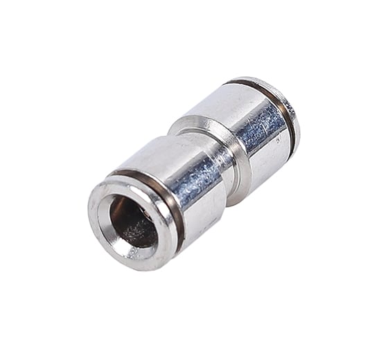 Изображение товара Соединитель трубки ПВХ,полиамид Крал d=9 мм прямой металлический (10 шт) 2959