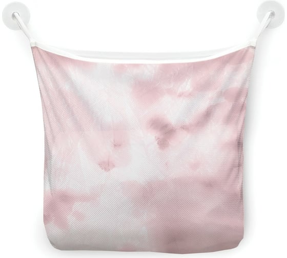 Изображение товара Органайзер для ванной - Сетка настенная на присосках для игрушек JoyArty "Розовый дым", 39x33 см, tgb_274848