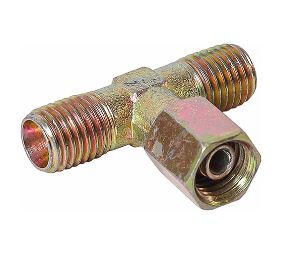 Изображение товара Тройник Крал т-образный соединение трубок воздушной системы М12x1.5 обжим по оси (10 шт) 2843