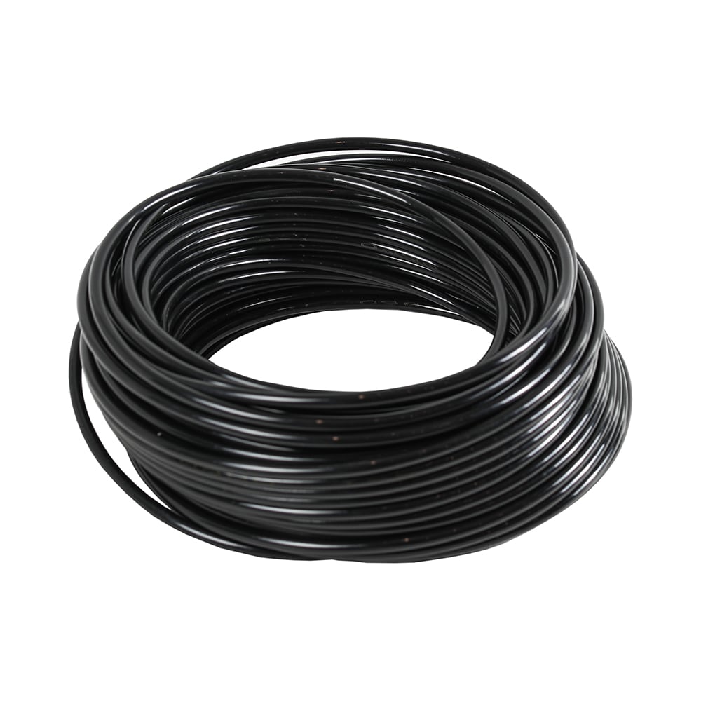 Изображение товара Трубка Крал ПВХ d=8x1мм черная 50м для водопровода и систем