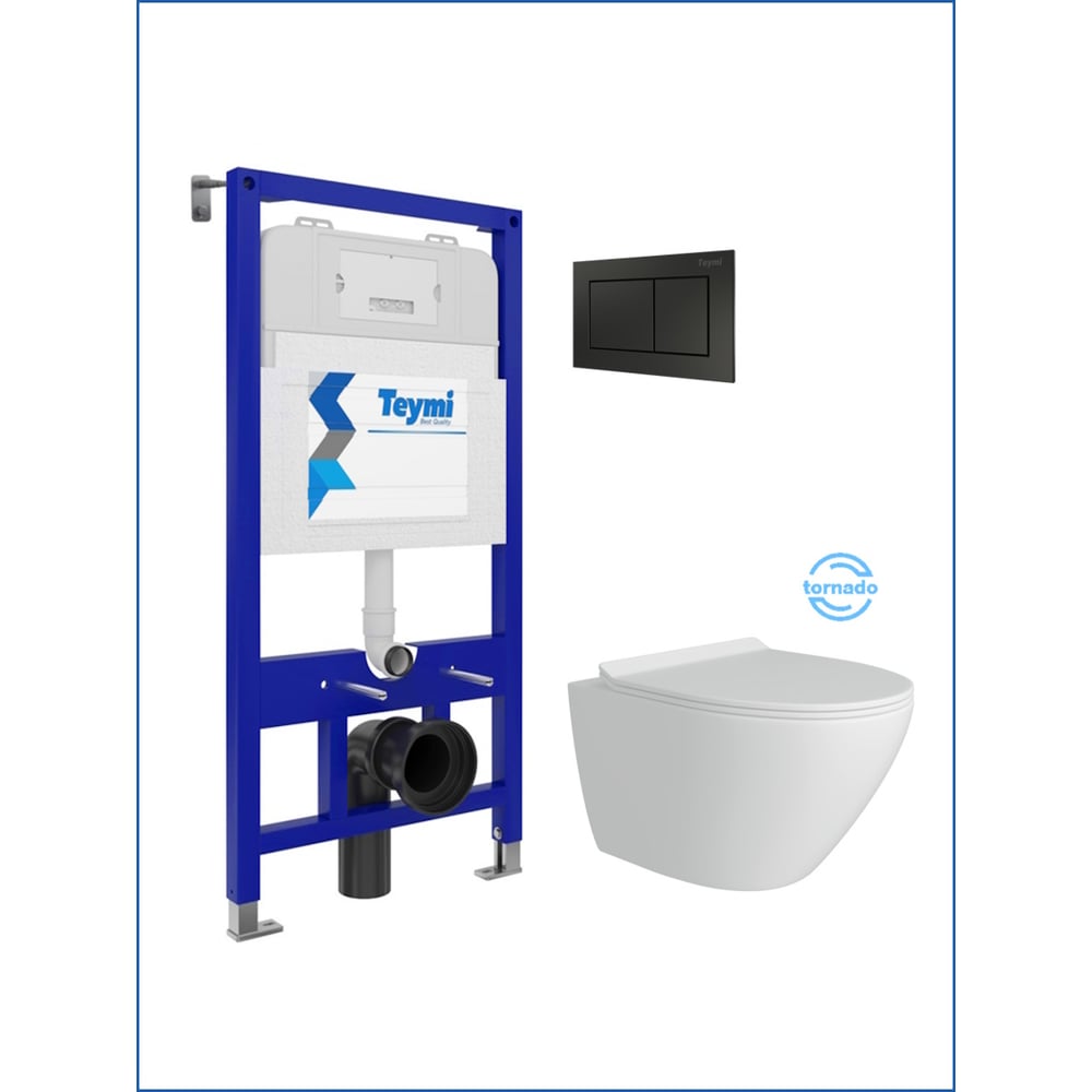 Изображение товара Инсталляция Aina 52 с унитазом Lina Pro Vortex современный дизайн