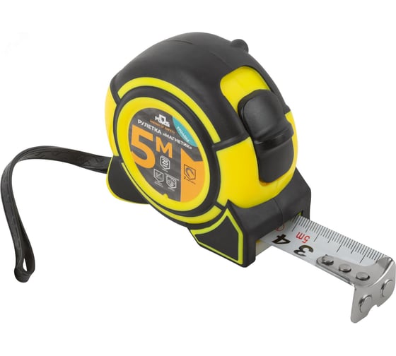 Изображение товара Рулетка MOS Магнетик 5 м x 25 мм 17045М