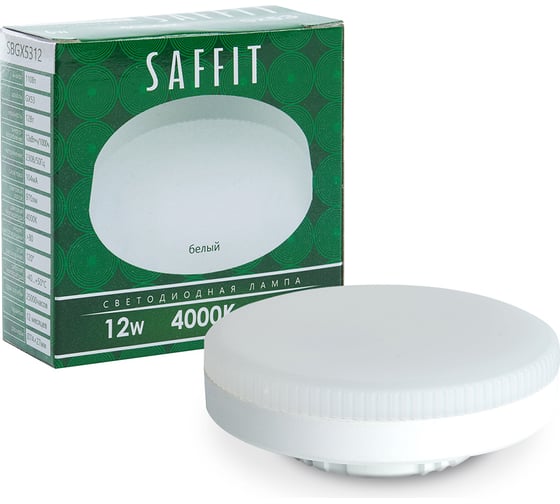 Изображение товара Светодиодная лампа SAFFIT SBGX5312 GX53 12W 4000K 55189